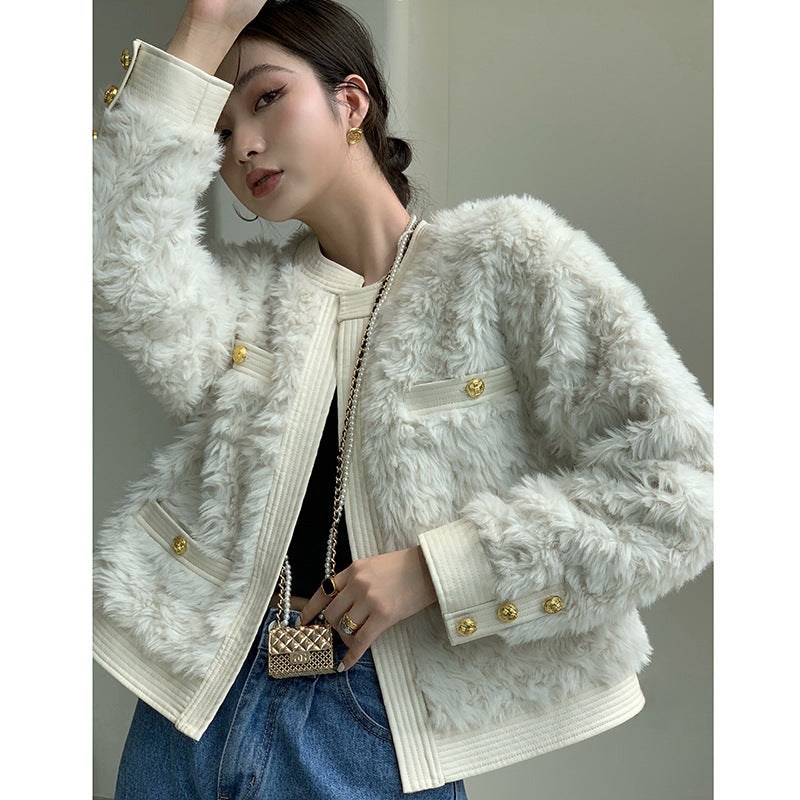Women's Gold Buckle Small Fragrance Jacket
