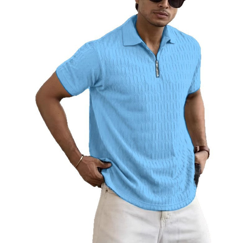 Men's Jacquard Sports Polo Shirt