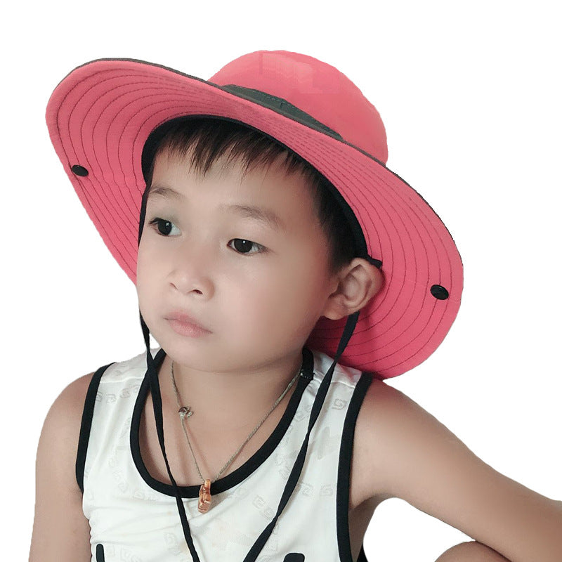 Outdoor Sun Hat With Large Side Shading In Summer