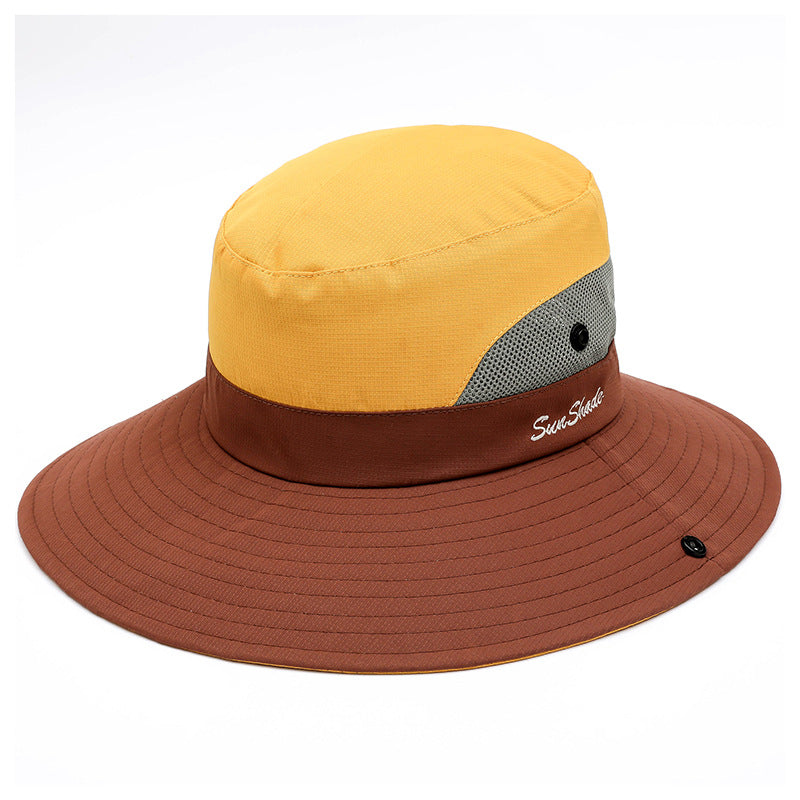Outdoor Sun Hat With Large Side Shading In Summer