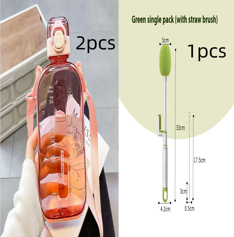 Women's Fashion Simple Scale Large Capacity Water Cup