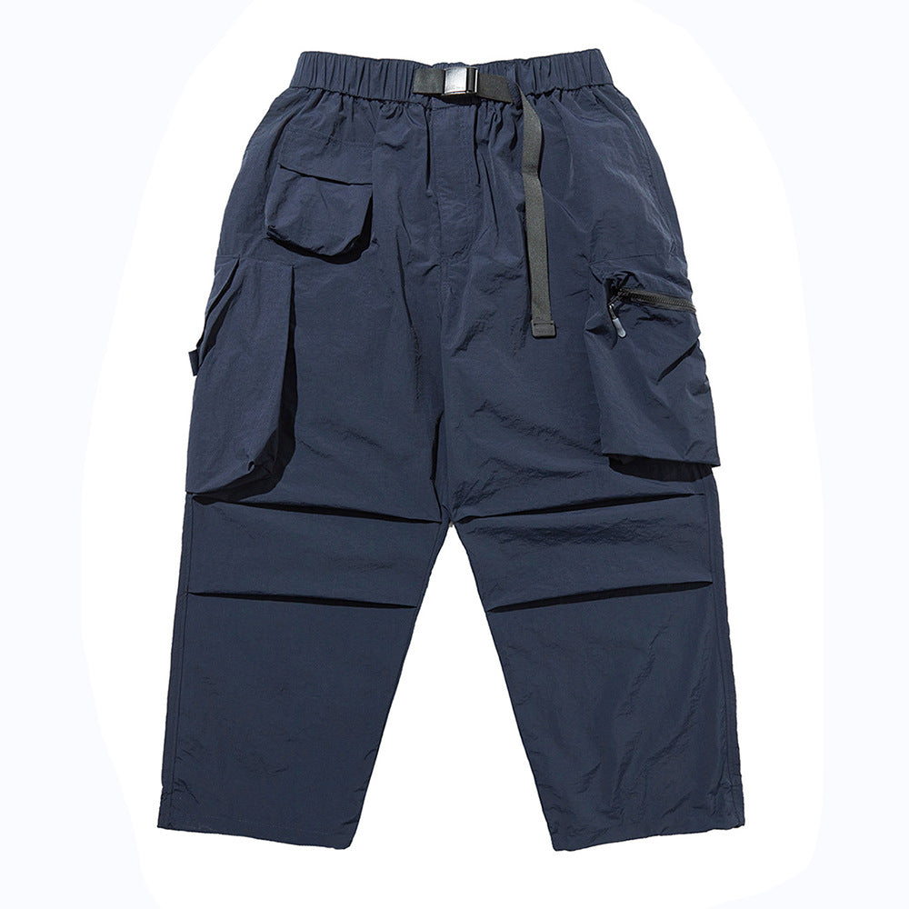 Fashion Japanese Style Workwear Casual Pants Men