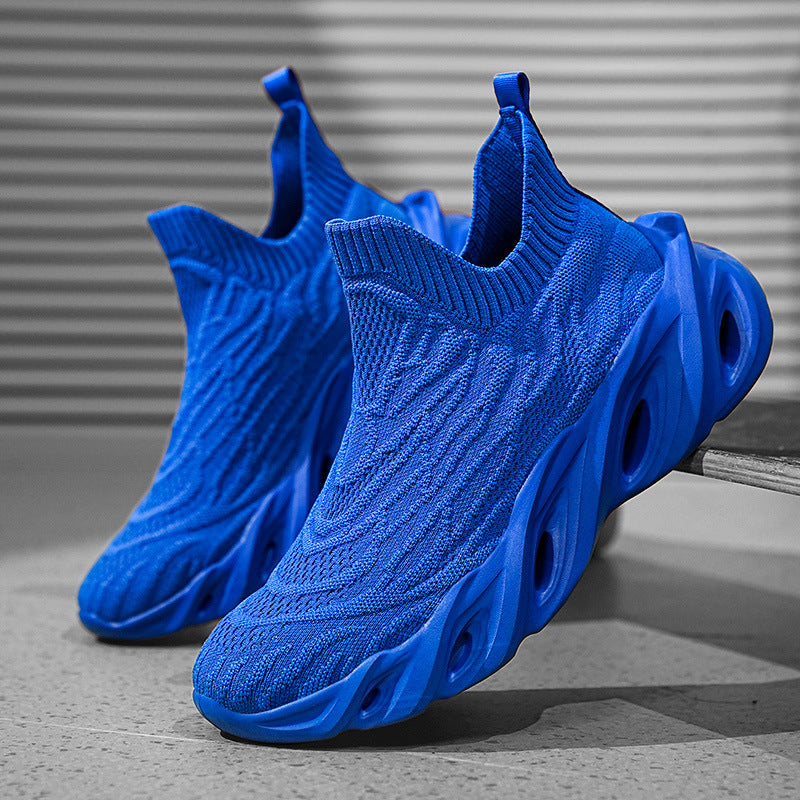 New Summer Flyknit Mesh Breathable Soft-Soled Sock Shoes
