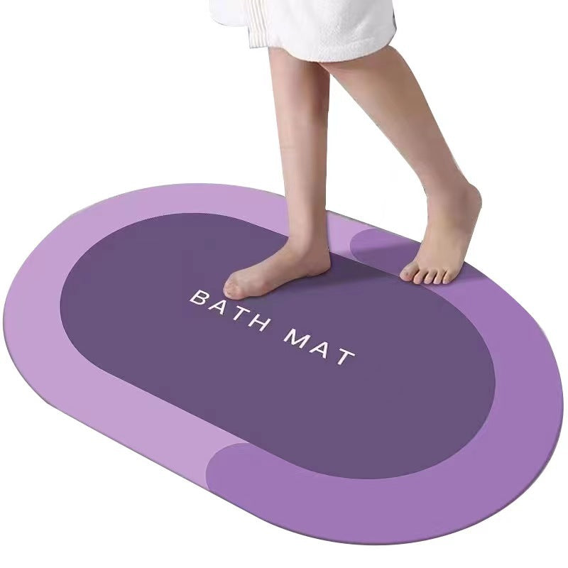 Bathroom Non-slip Mat Household Absorbent Stain Resistant Toilet Floor Mat