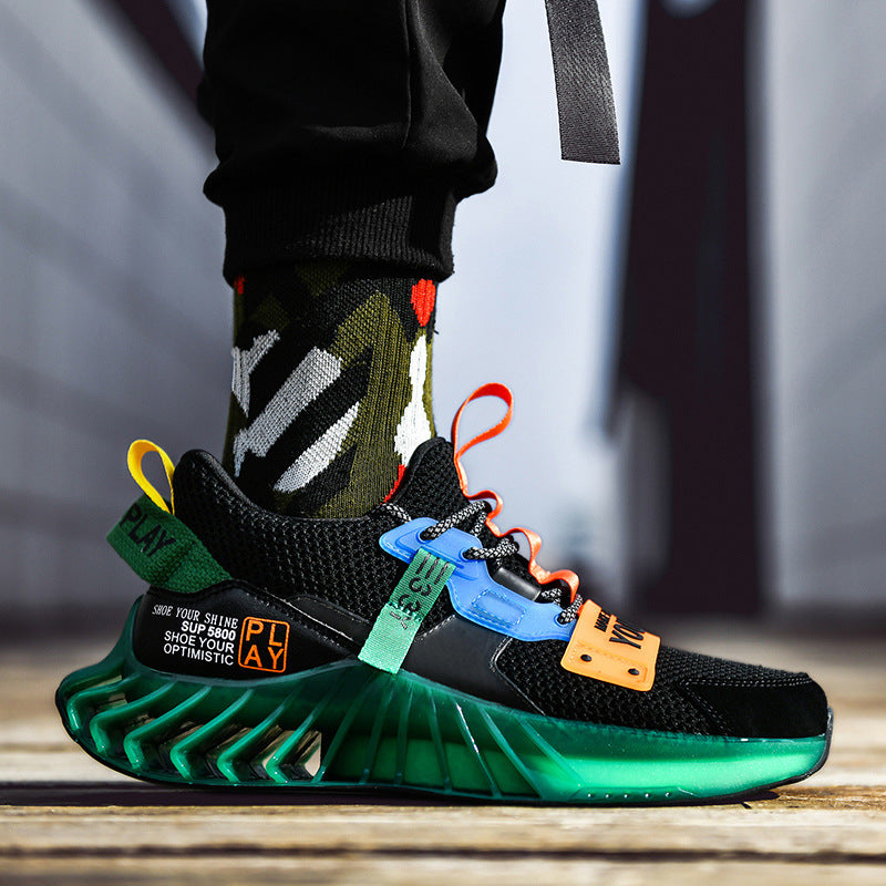 Men's shoes autumn new blade shoes men's trendy shoes Korean version of the trend casual shoes men's running sneakers