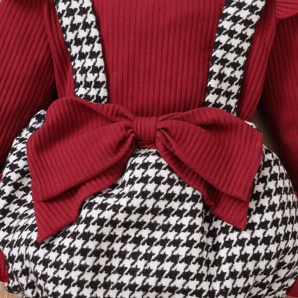 Long Sleeve Top Bow Small Fragrance Strap Short
