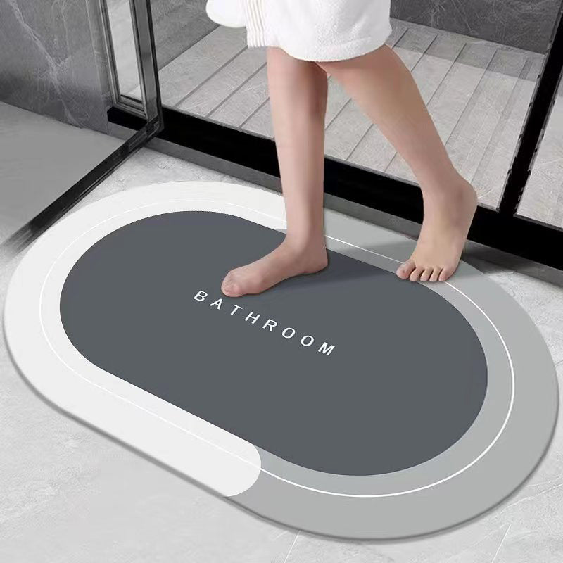 Bathroom Non-slip Mat Household Absorbent Stain Resistant Toilet Floor Mat