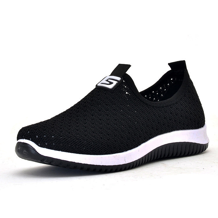 Net shoes one pedal lazy shoes