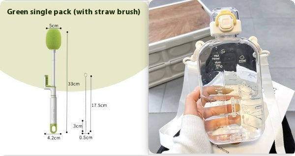 Women's Fashion Simple Scale Large Capacity Water Cup