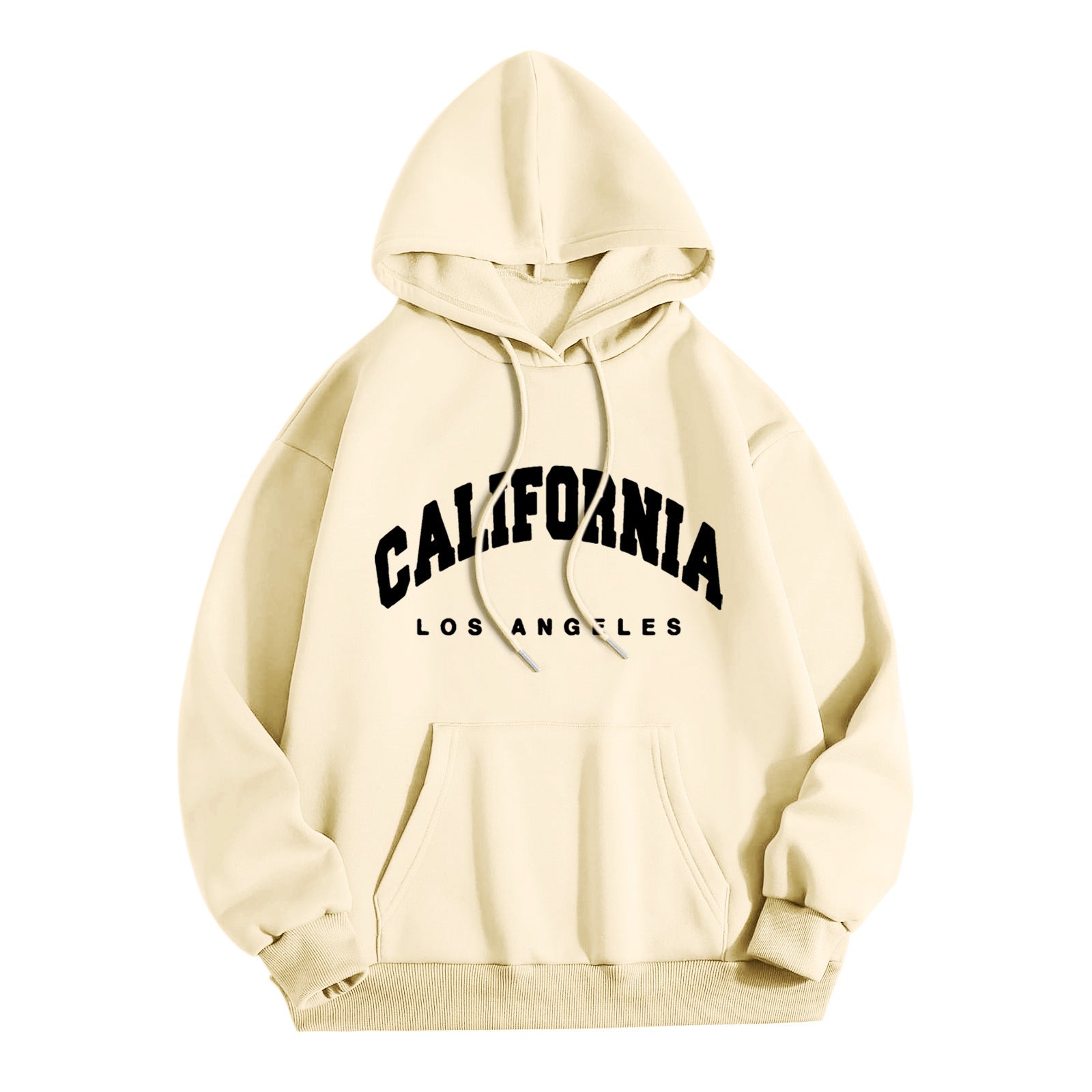 Hoodie With Letter Print Sweater