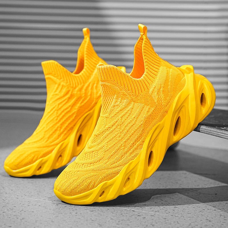 New Summer Flyknit Mesh Breathable Soft-Soled Sock Shoes