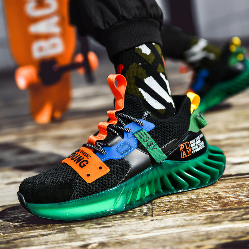 Men's shoes autumn new blade shoes men's trendy shoes Korean version of the trend casual shoes men's running sneakers