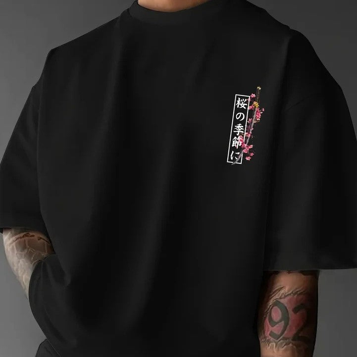 Men's Summer Loose-fit T-shirt Suitable For