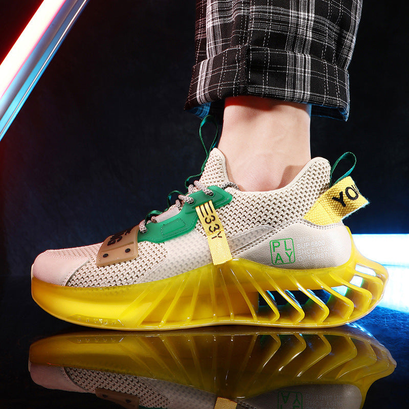 Men's shoes autumn new blade shoes men's trendy shoes Korean version of the trend casual shoes men's running sneakers