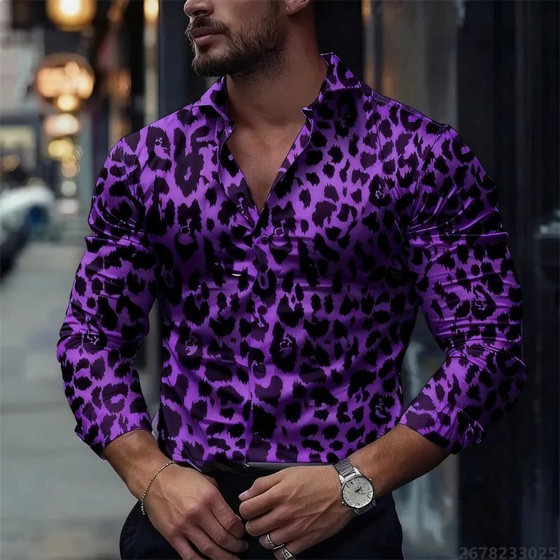Men's Stylish Slim Fit Comfortable Long Sleeve Top For Parties