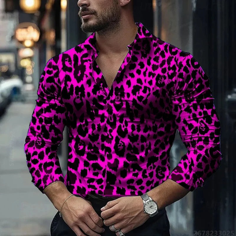 Men's Stylish Slim Fit Comfortable Long Sleeve Top For Parties
