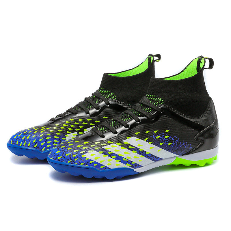 High-top Boys And Girls Lawn AG Nail Training Football Shoes
