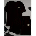 Men's Wheat Grain Tassel Type Comfortable 2-piece Set Knitting Suit