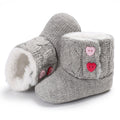 Warm Fleece-Lined Cute Toddler Shoes For Baby Girls Infant Shoes