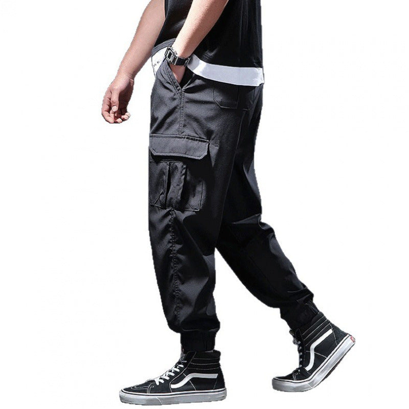 Summer Thin Casual Sweatpants With A Drawstring Closure