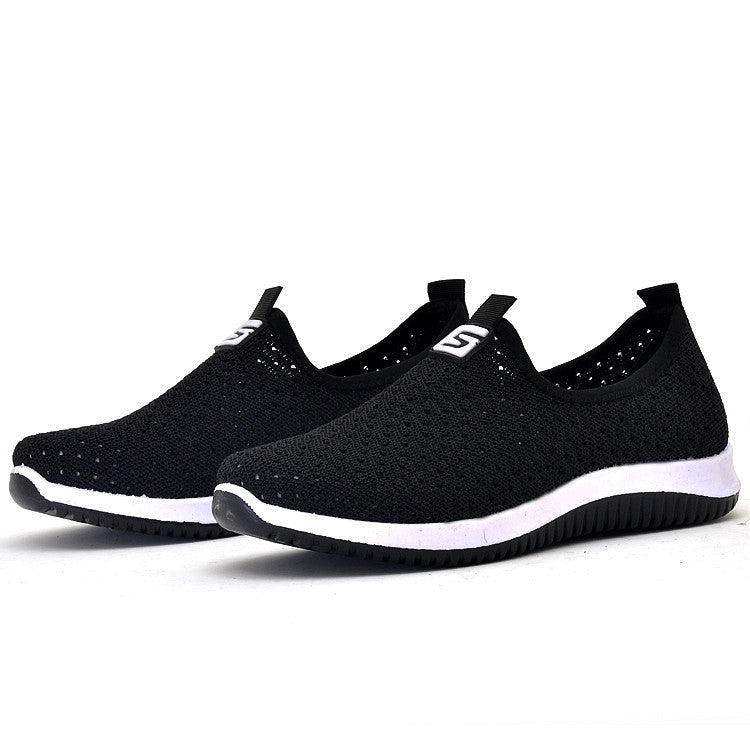 Net shoes one pedal lazy shoes