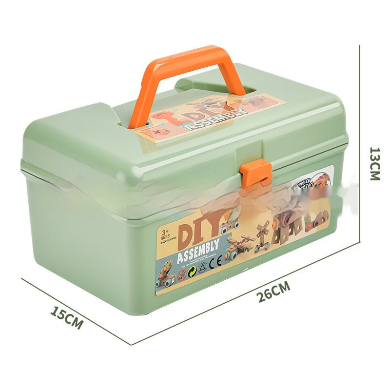Educational Repair Assembly Playhouse Toolbox Set For Kids