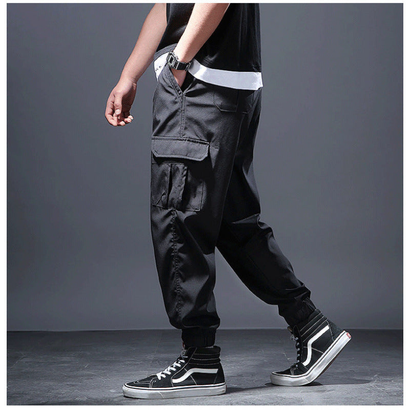Summer Thin Casual Sweatpants With A Drawstring Closure