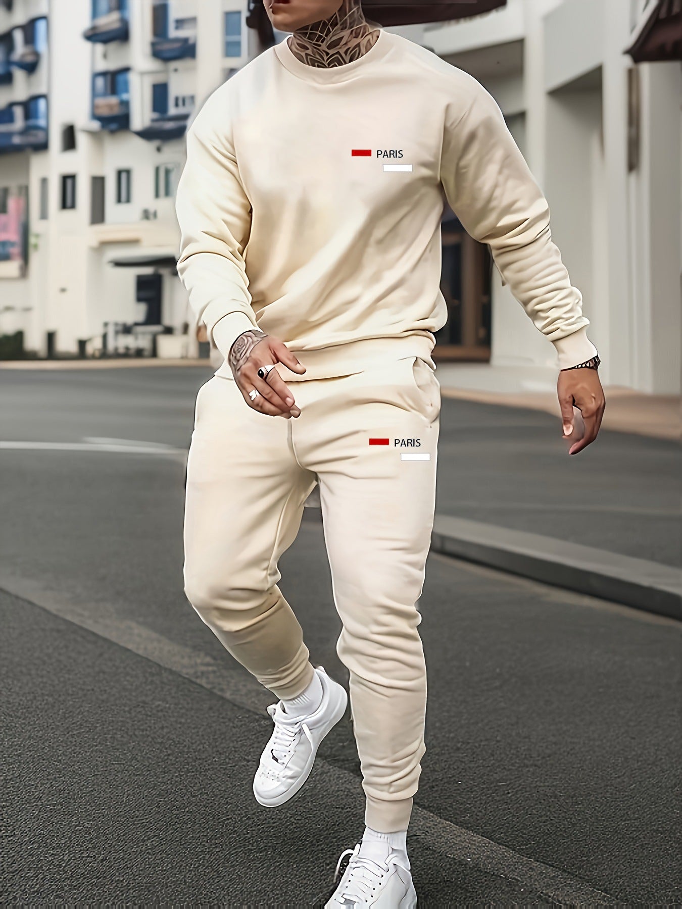 My Casual Printed Fleece Hoodie With Pants