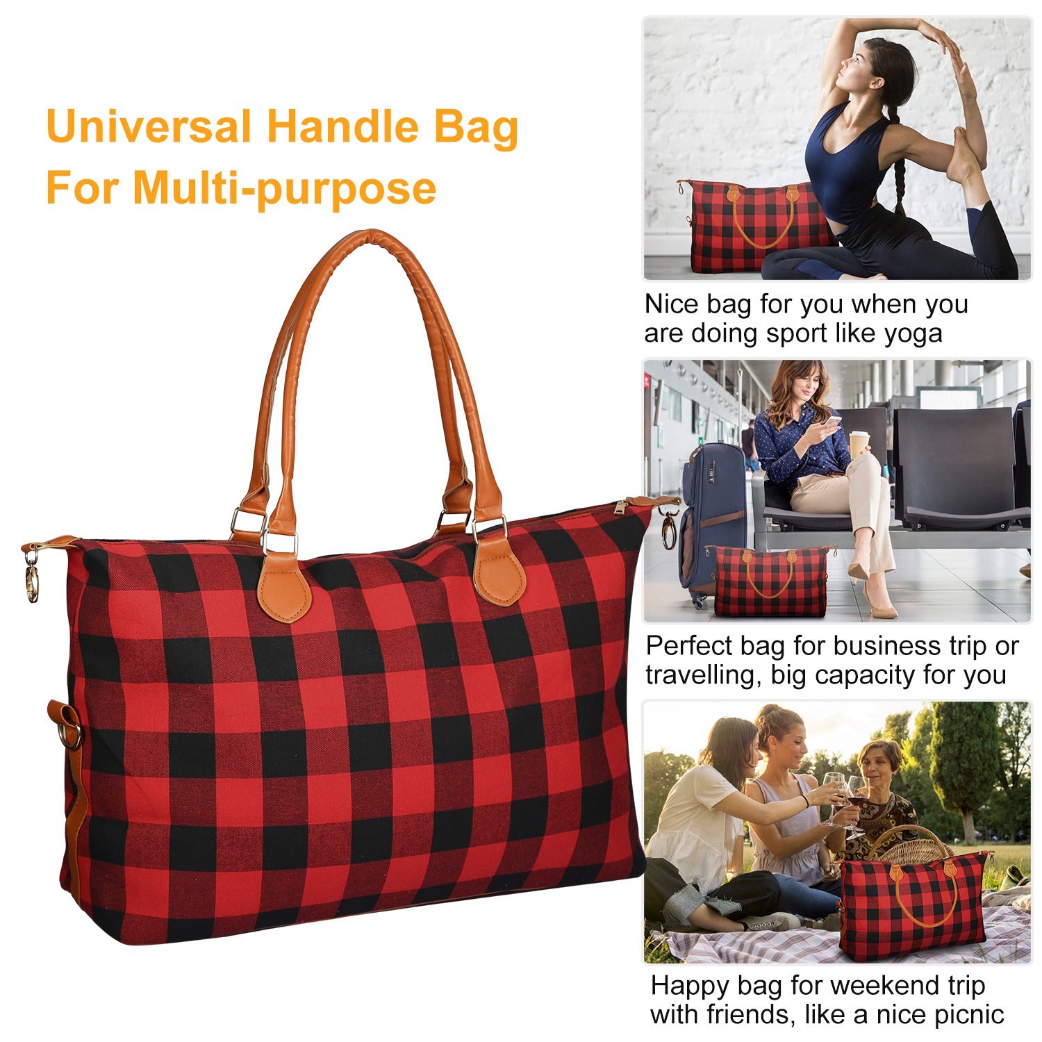 1Pc Women Duffle Bag