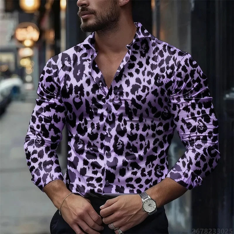 Men's Stylish Slim Fit Comfortable Long Sleeve Top For Parties