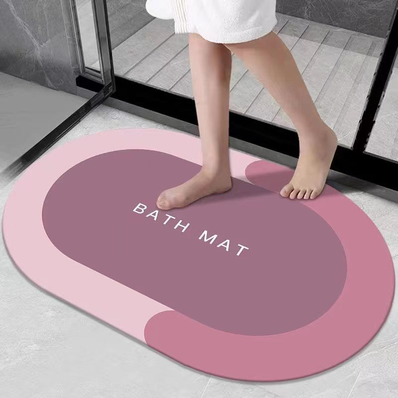 Bathroom Non-slip Mat Household Absorbent Stain Resistant Toilet Floor Mat