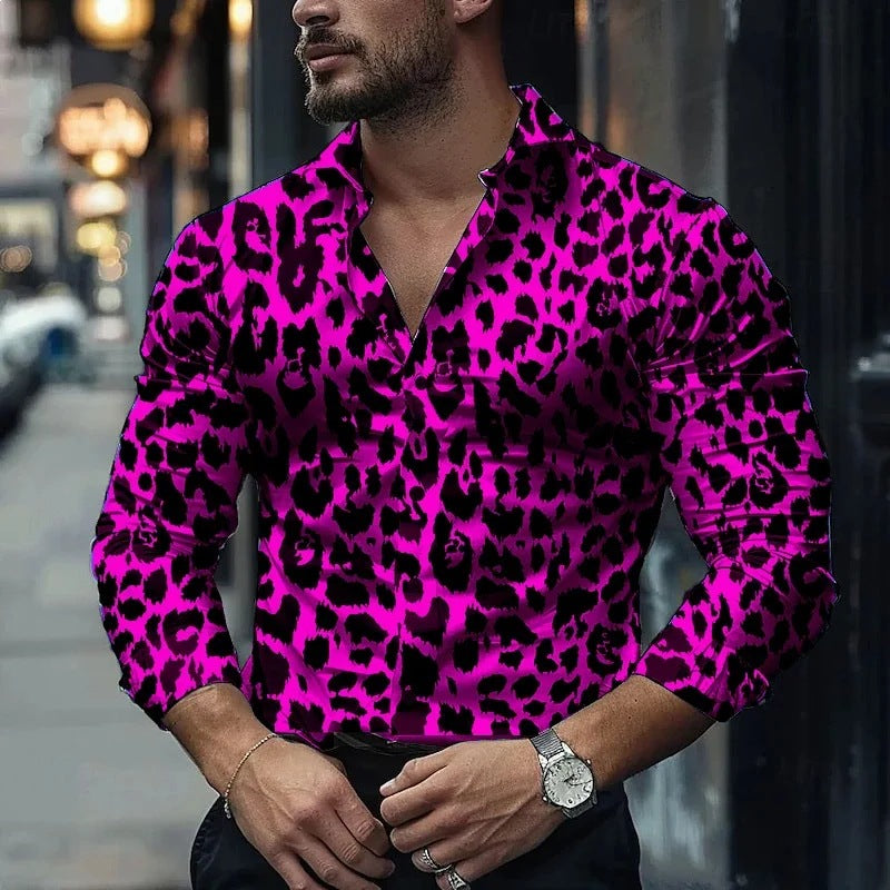 Men's Stylish Slim Fit Comfortable Long Sleeve Top For Parties