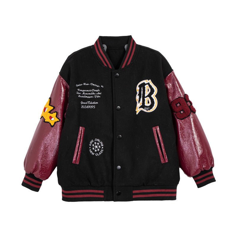 Fashionable Casual Cardigan For Kids Street-style Sports Top For Babies