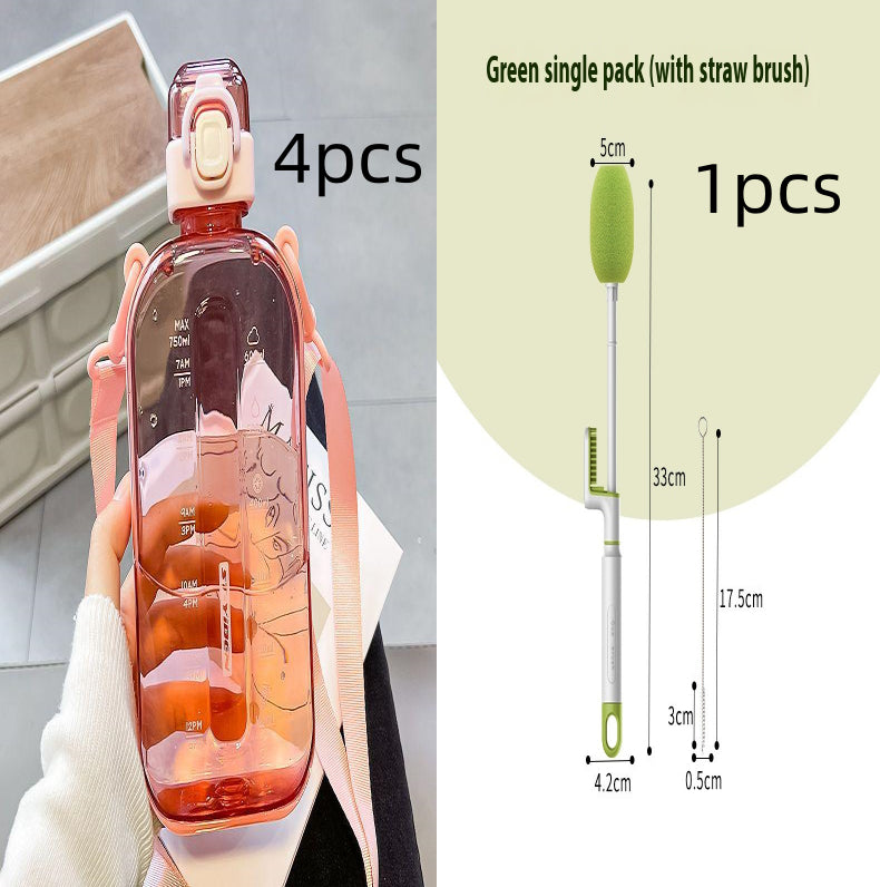 Women's Fashion Simple Scale Large Capacity Water Cup