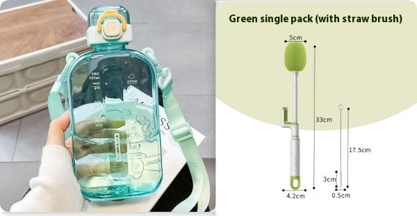 Women's Fashion Simple Scale Large Capacity Water Cup