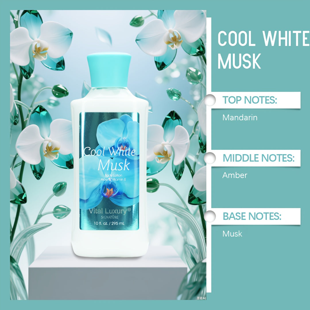 12-Fragrance Body Lotion, 10 Oz Per Bottle, Moisturizing And Fragrant Body Lotion, 12-hour Long-lasting Hydration, Contains Aloe Vera And Vitamin E, Floral,fruity,tropical Scents, Perfect For Winter C