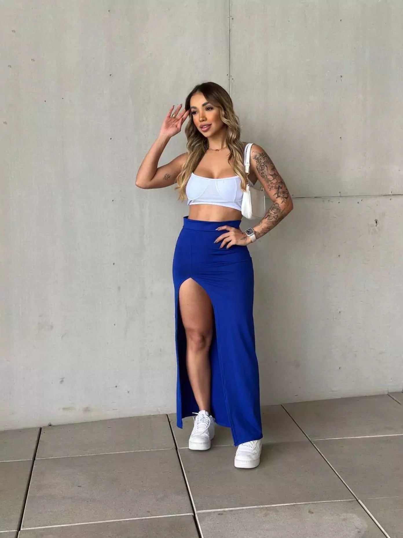 Fashionable Slit Bodycon Skirt For Women