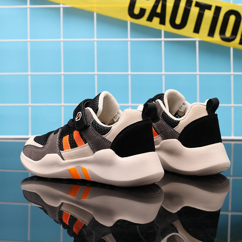 Single Mesh Breathable Boys Casual Running Shoes