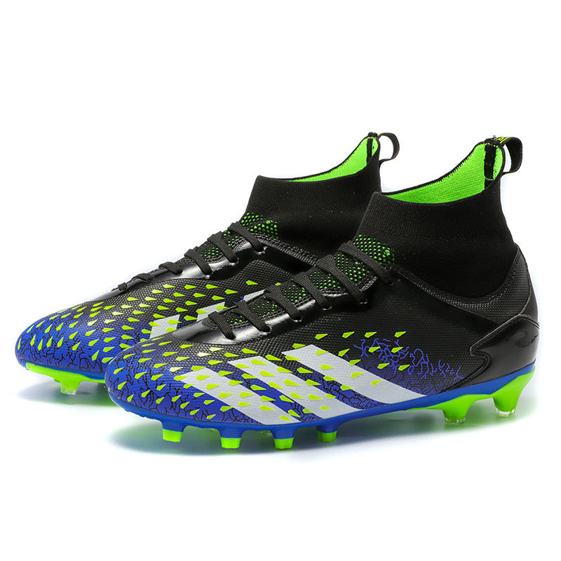 High-top Boys And Girls Lawn AG Nail Training Football Shoes