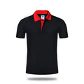 Stand Collar T-shirt Color Matching T-shirt