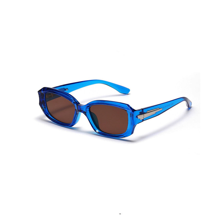 Vintage Rectangular Street Photo High-grade Glasses