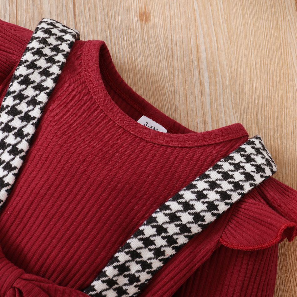 Long Sleeve Top Bow Small Fragrance Strap Short
