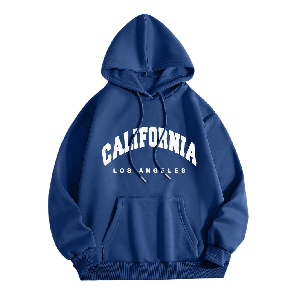 Hoodie With Letter Print Sweater