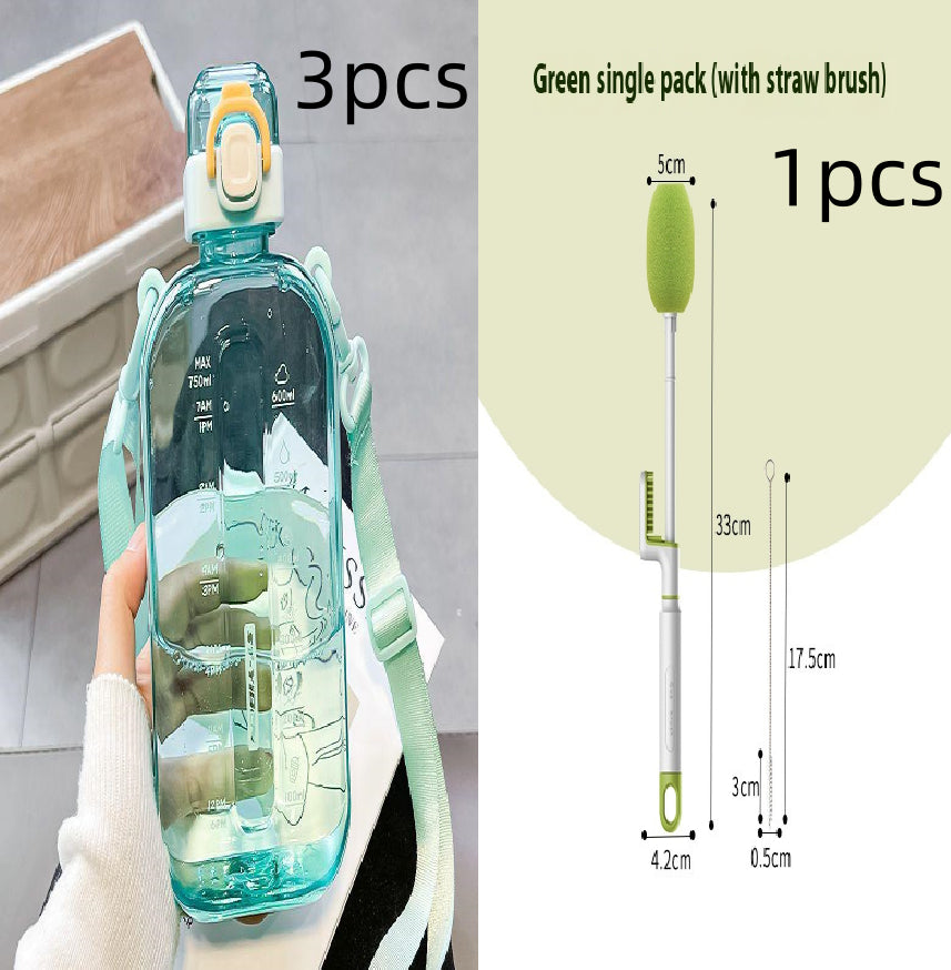 Women's Fashion Simple Scale Large Capacity Water Cup