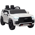 Electric Ride on Car 12V Kids Ride-on Toy, White