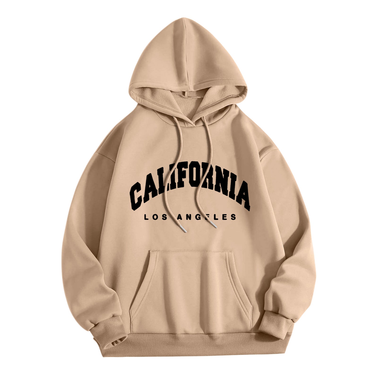 Hoodie With Letter Print Sweater