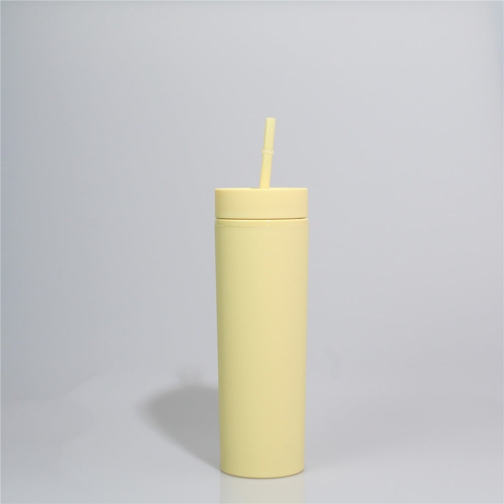 Macaron Straw Water Bottle Bridesmaid Beach Cup