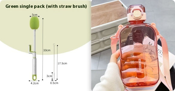 Women's Fashion Simple Scale Large Capacity Water Cup