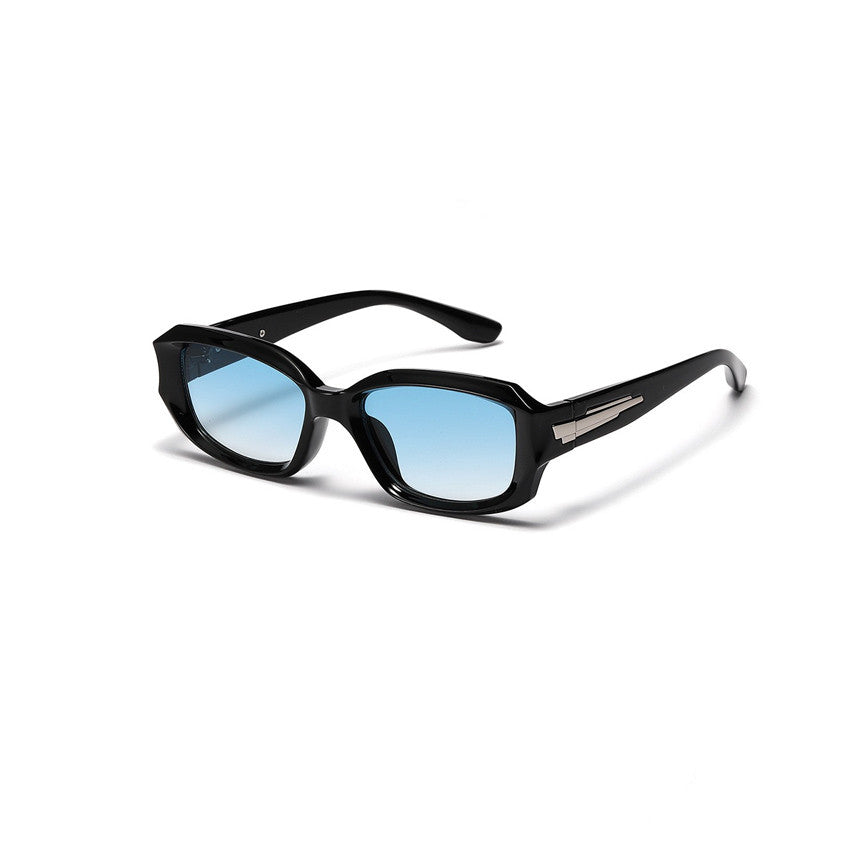 Vintage Rectangular Street Photo High-grade Glasses