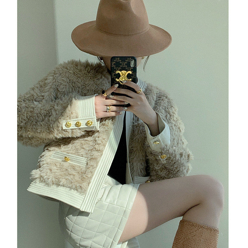 Women's Gold Buckle Small Fragrance Jacket